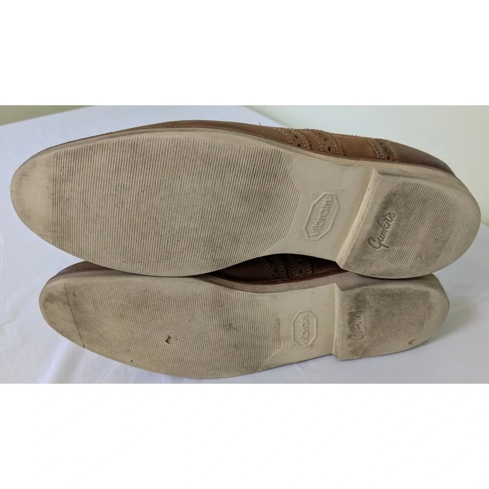 Allen Edmonds Brooks Brothers Neumok Wingtip Oxford Brown Goodyear Welted 10.5D